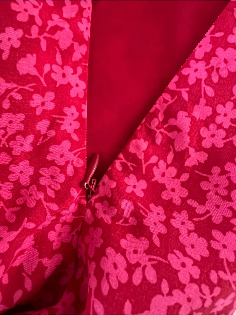 J.Crew Pink Floral Ruffle Wrap V-Neck Dress Size 12 Tossed Bouquet Knee Length
